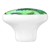 lil' Mint Herb Garden Dragon Keramikknauf (Seitenansicht)