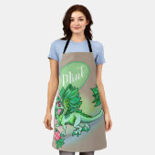 lil' Mint Herb Garden Dragon Schürze (Getragen)