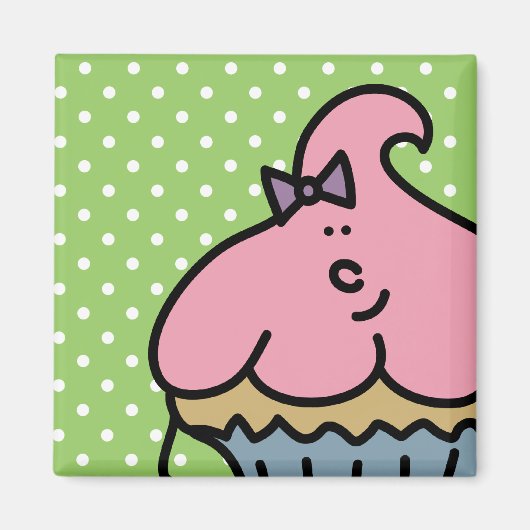Lil' Miss Cuppy Cake Magnet (Vorne)