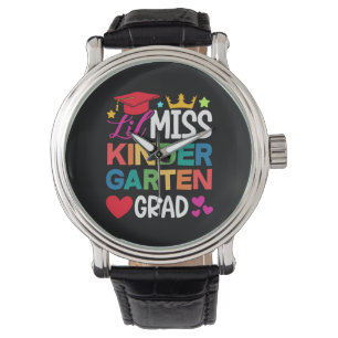 Lil Miss Kindergarten Grad Prek Abschluss Armbanduhr