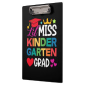 Lil Miss Kindergarten Grad Prek Abschluss Klemmbrett (Links)