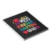 Lil Miss Kindergarten Grad Prek Abschluss Notizblock (angewinkelt)