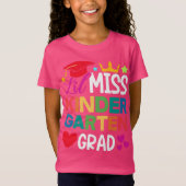 Lil Miss Kindergarten Grad T-Shirt (Vorderseite)