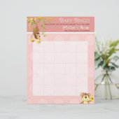 Lil Monkey, Baby Dusche Bingo n Scramble Game (Stehend Vorderseite)