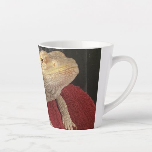 Lil' Murph Funny Niedlich Bartard Dragon Lizard Milchtasse (Rechts)