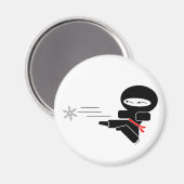 Lil' Ninja Magnet (Vorderseite/Rückseite)