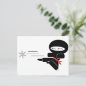 Lil' Ninja Postkarte (Stehend Vorderseite)