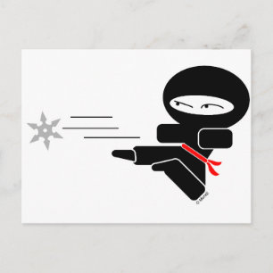 Lil' Ninja Postkarte