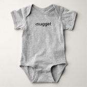 Lil' Nugget Baby Bodysuit One Piece Baby Strampler (Vorderseite)