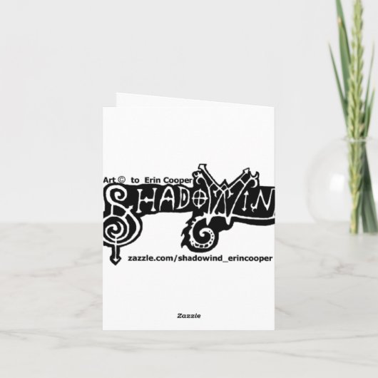 Lil Owl Danke, dass Sie Karten haben (Rückseite)