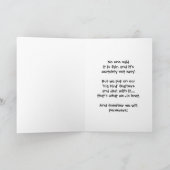 'Lil Owl Enmutierungskarte Karte (Innenseite)