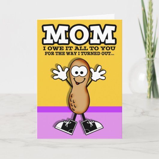 Lil Peanut Mothers Day Card Karte (Vorderseite)