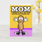 Lil Peanut Mothers Day Card Karte (Gelbe Blume)