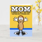 Lil Peanut Mothers Day Card Karte (Gelbe Blume)