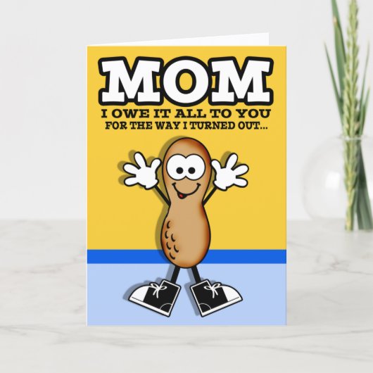 Lil Peanut Mothers Day Card Karte (Vorderseite)