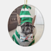 Lil Pickles Da Mops Keramik Ornament (Links)