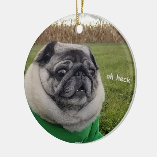Lil Pickles Da Mops Oh Heck Ornament (Links)