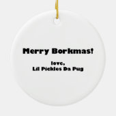Lil Pickles Da Mops Oh Heck Ornament (Hinten)