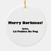 Lil Pickles Da Mops Ornament (Hinten)
