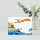 Lil' Pirate Captain: Adventure Postcard Postkarte (Stehend Vorderseite)