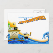 Lil' Pirate Captain: Adventure Postcard Postkarte (Vorne/Hinten)