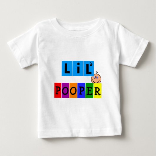 "Lil Pooper" Säuglings-u. Kleinkind-T - Shirts (Vorderseite)