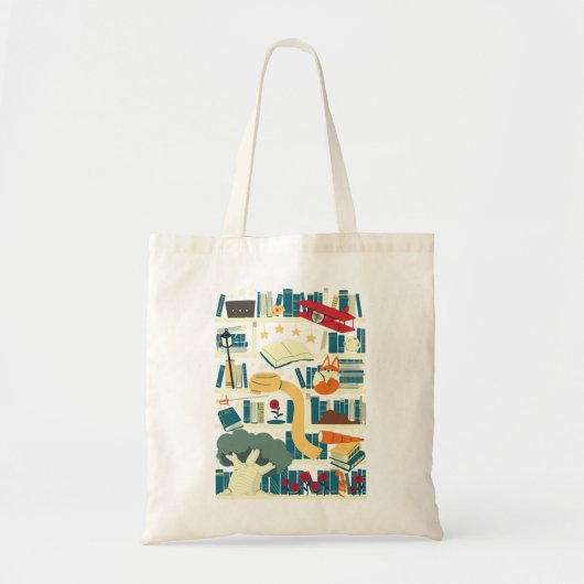Lil Prince Library T - Shirt Tragetasche (Vorne)