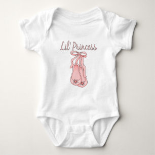 Lil' Princess Ballet Shoes 1 Baby Strampler
