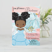 Lil Princess Birthday Einladungskarte (Stehend Vorderseite)