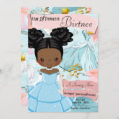 Lil Princess Birthday Einladungskarte (Vorne/Hinten)