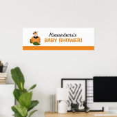 Lil Pumpkin Baby Duschbanner Plakatwerbung Poster (Heimbüro)