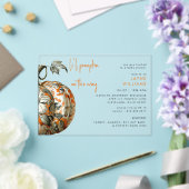 Li'l Pumpkin Baby Shower Acryleinladungen (In Situ (Hochzeit))