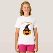Lil Pumpkin Halloween Kids Design - Niedlich Pumpk T-Shirt (Vorne ganz)