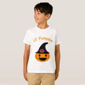 Lil Pumpkin Halloween Kids Design T-Shirt (Vorne ganz)