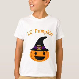 Lil Pumpkin Halloween Kids Design T-Shirt