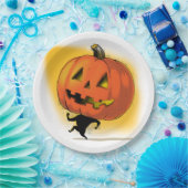 Lil' Pumpkin Head Pappteller (Party)