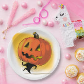 Lil' Pumpkin Head Pappteller (Party)