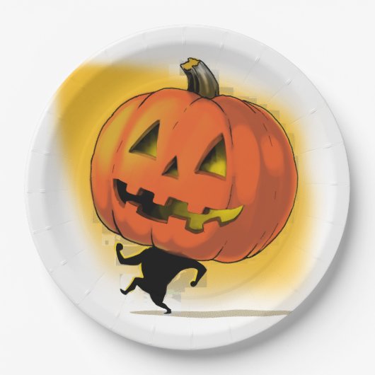 Lil' Pumpkin Head Pappteller (Vorderseite)