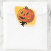 Lil' Pumpkin Head Quadratischer Aufkleber (Tasche)