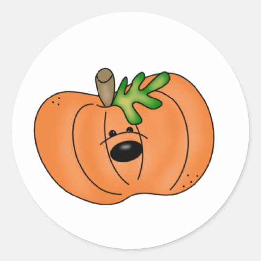 Lil' Pumpkin Runder Aufkleber (Vorderseite)