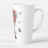 Lil Quirky Girl Buttercup Latte Tasse (Rechts)