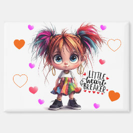 Lil' Quirky Girl Heartbreaker Magnet