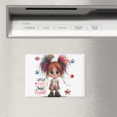 Lil Quirky Girl Two Much Magnet (In Situ (Geschirrspüler))