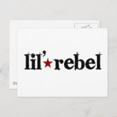 Lil Rebel Postkarte (Vorne/Hinten)