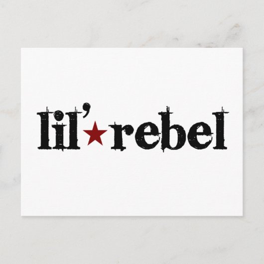Lil Rebel Postkarte (Vorderseite)