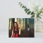 Lil Red Riding Hood - Postkarte (Stehend Vorderseite)