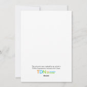 Lil' Red Truck Feiertagskarte (Rückseite)