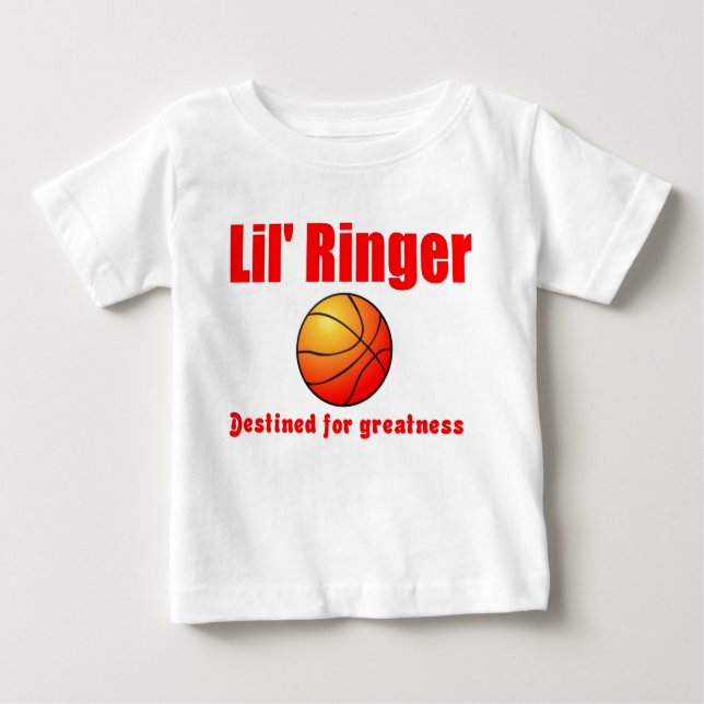 Lil' Ringer Basketball Baby T-shirt (Vorderseite)