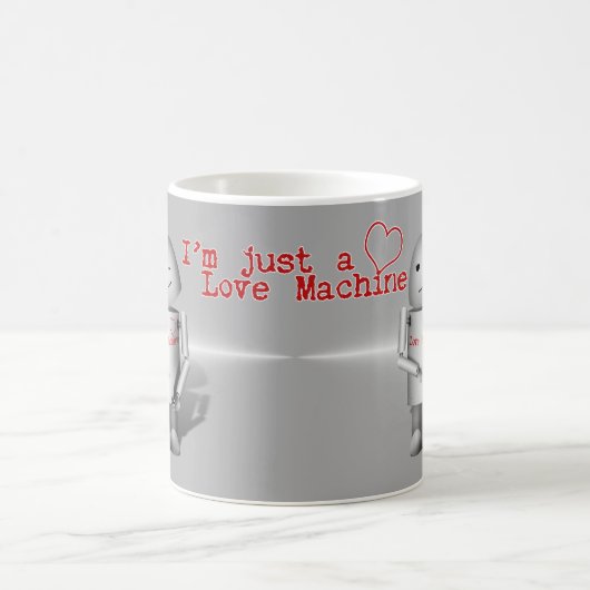 (Lil' Robo-x9) Liebe Kaffeetasse (Mittel)