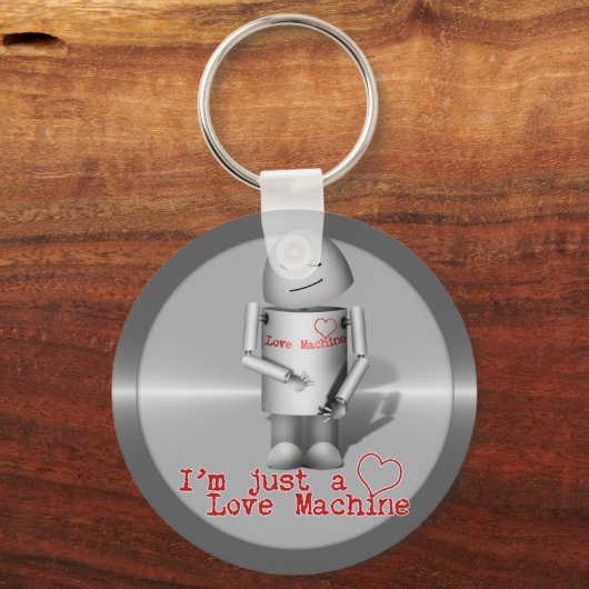(Lil' Robo-x9) Liebe Schlüsselanhänger (Vorderseite)